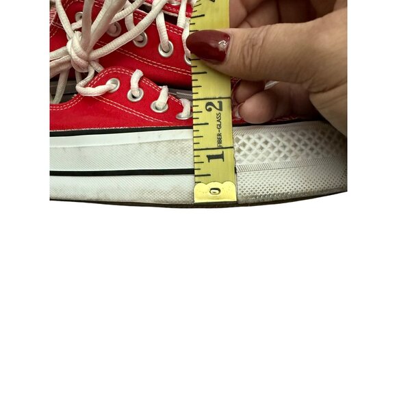 Converse Red Chuck Taylor All Star Lift Platform Canvas Size 7 Womens - Picture 5 of 15